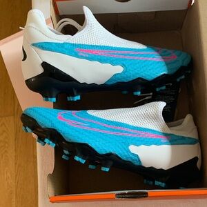 NIKE PHANTOM GX ACADEMY DF FG/MG BALTIC BLUE/PINK BLAST men’s 8 nwt